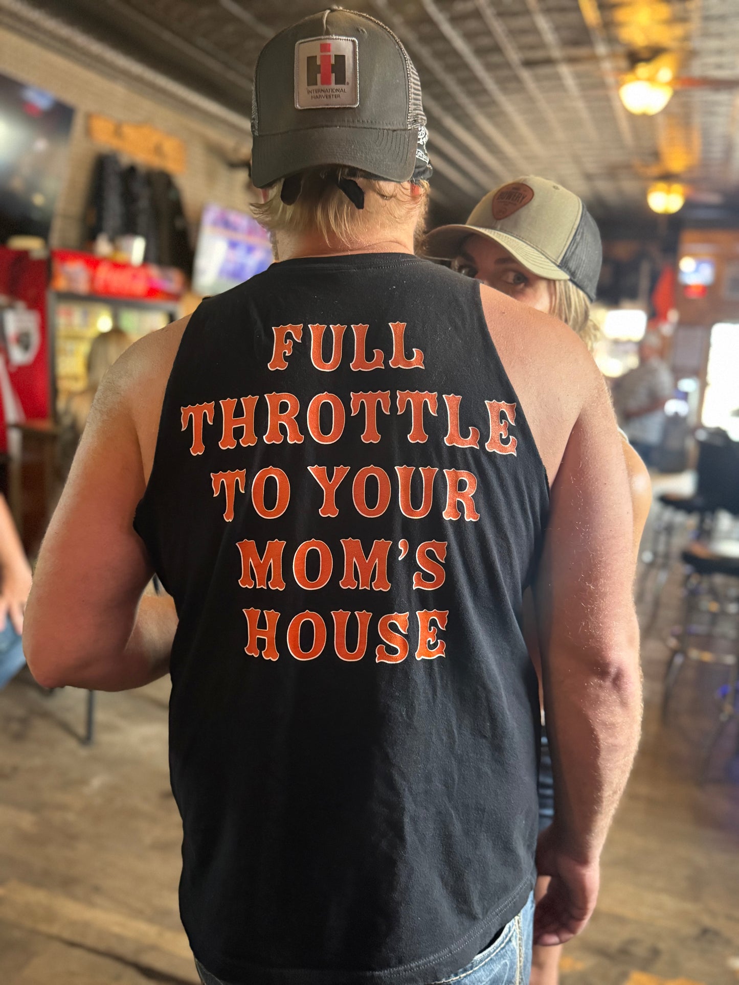 Full Throttle to Mom's House Tee