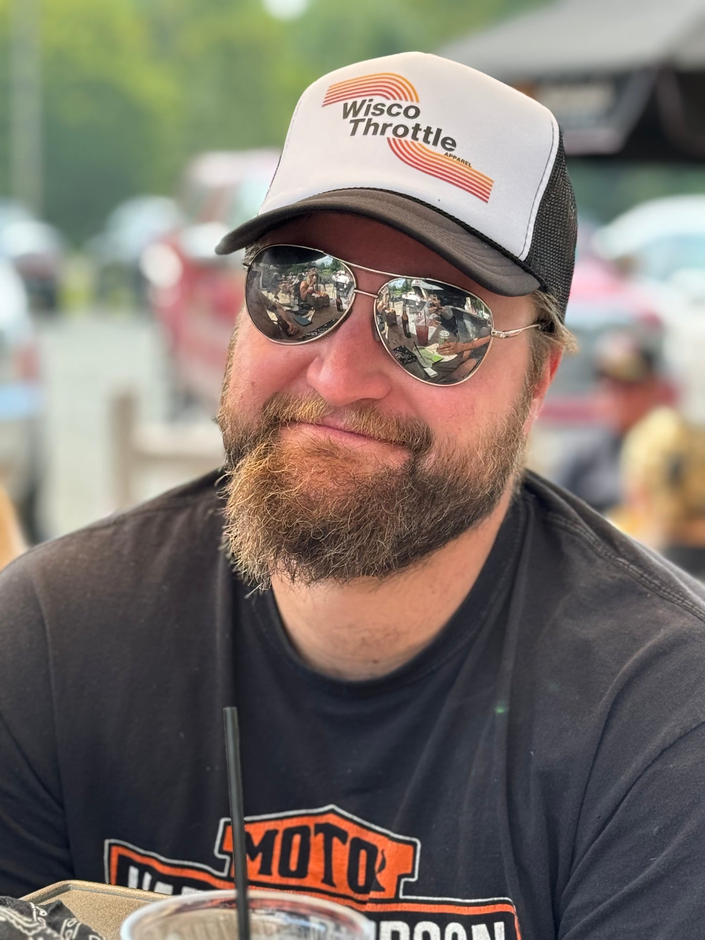 Wisco Throttle Retro Trucker Hat