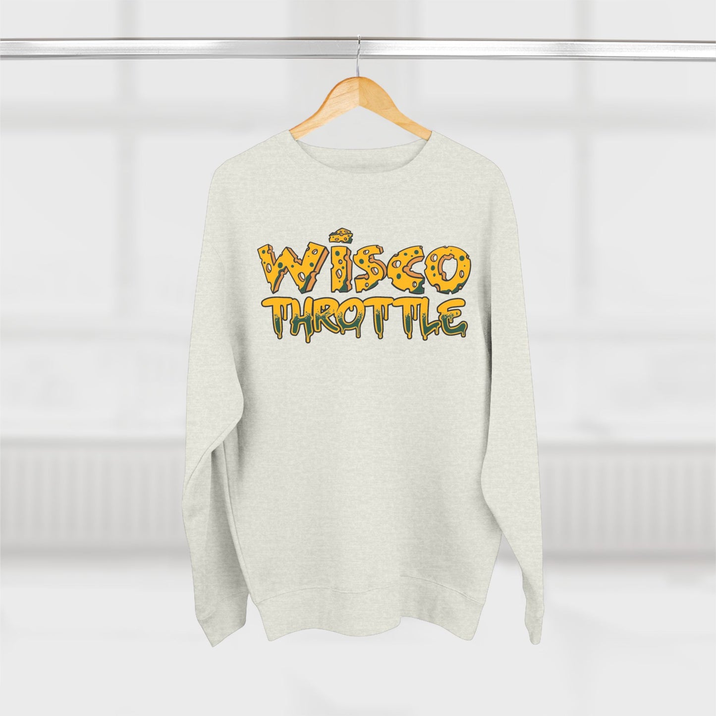 Wisco Throttle Cheese Drip Crewneck