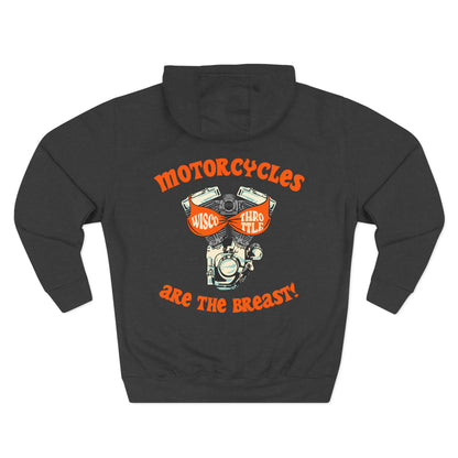 Motorcycles are the BREAST! Hoodie