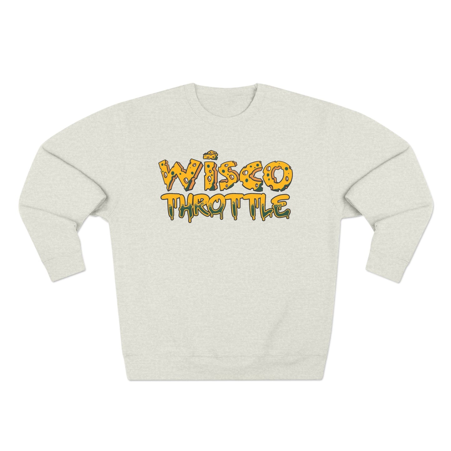 Wisco Throttle Cheese Drip Crewneck