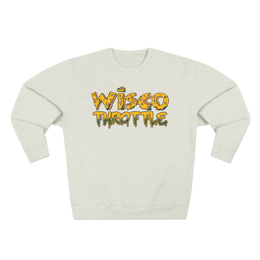 Wisco Throttle Cheese Drip Crewneck