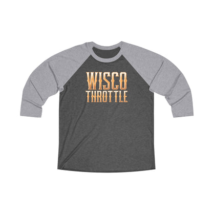 Wisco Throttle 3/4 Sleeve Raglan Tee
