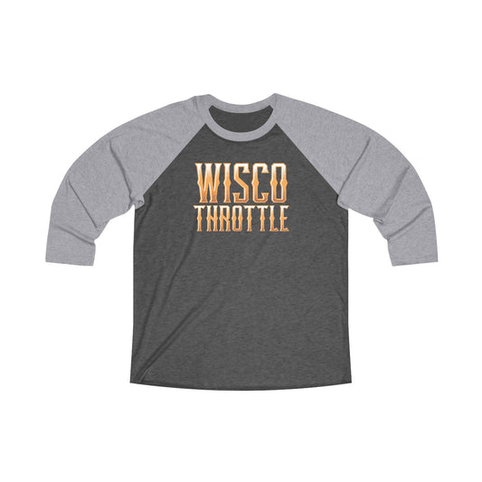 Wisco Throttle 3/4 Sleeve Raglan Tee