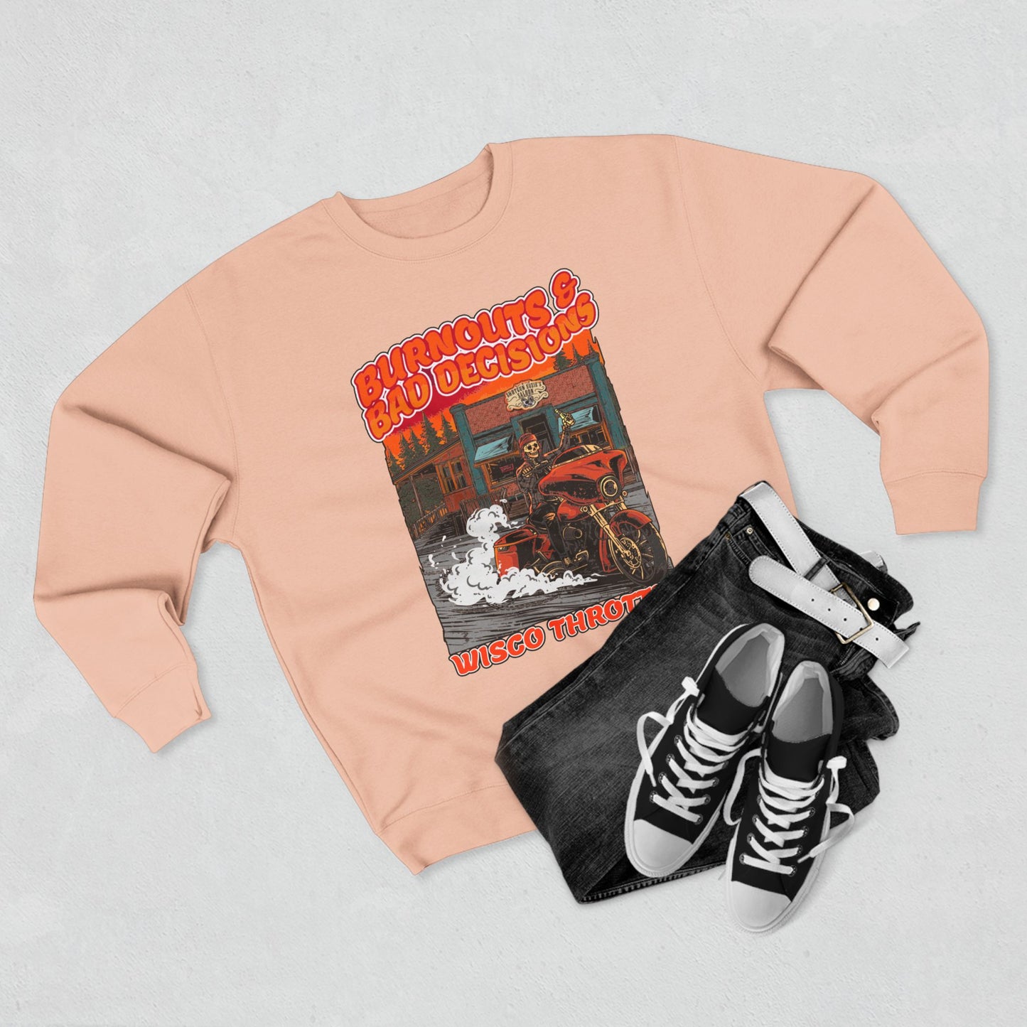 Burnouts & Bad Decisions Crewneck