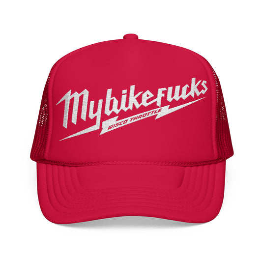 MyBikeFs Embroidered Foam Trucker Cap