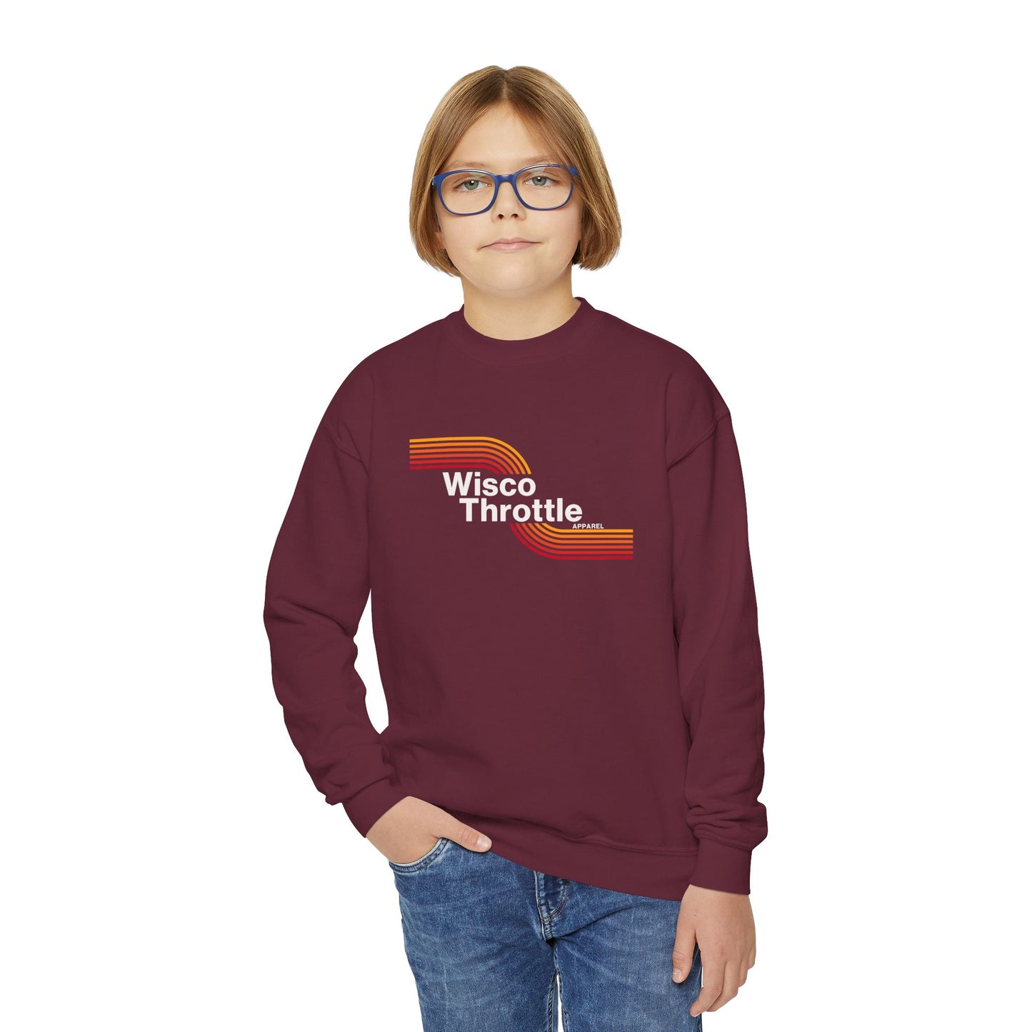 WT Retro Crewneck Youth Sweatshirt