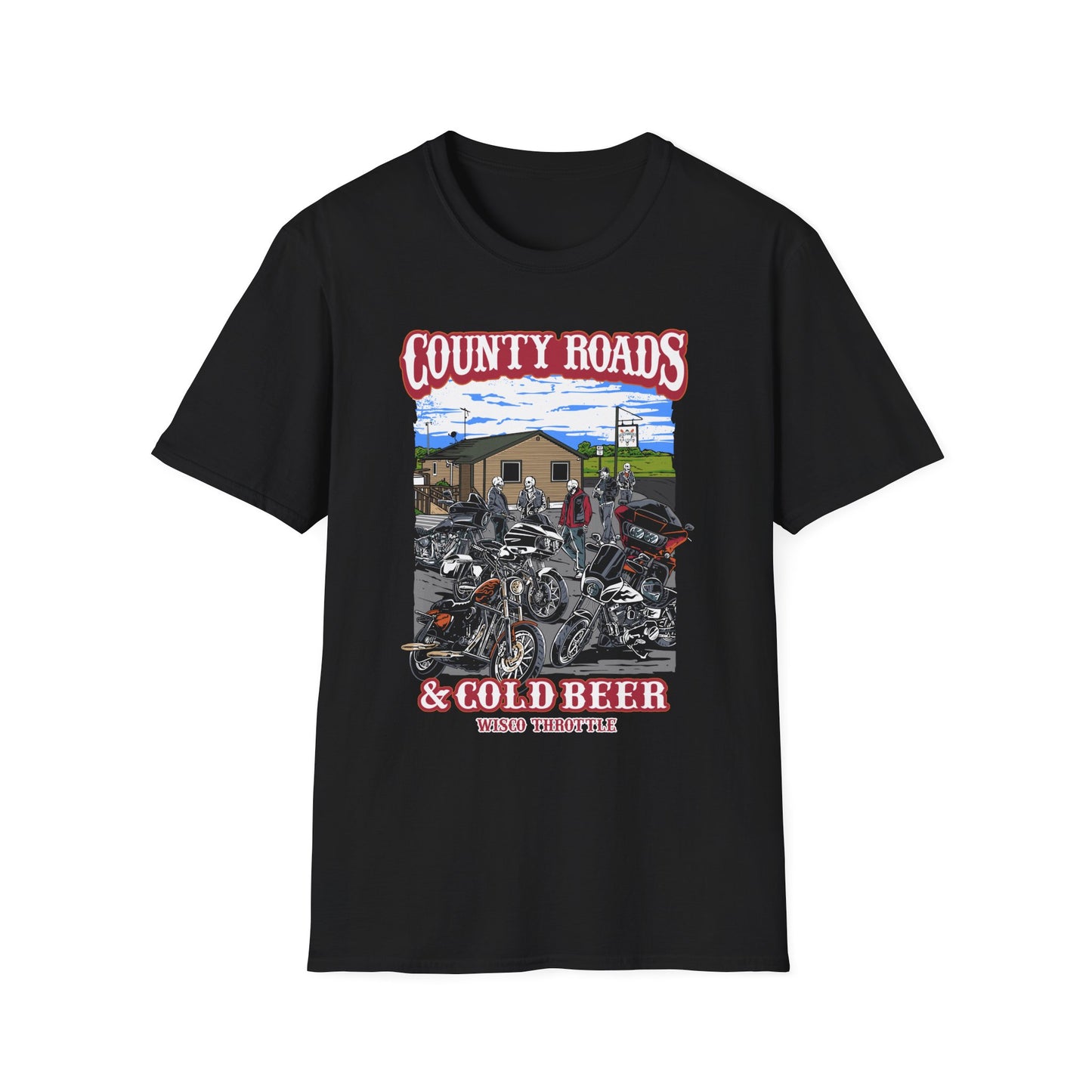County Roads and Cold Beer Tee