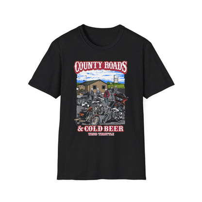 County Roads and Cold Beer Tee