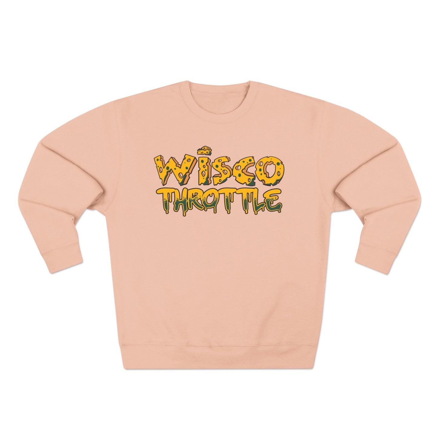 Wisco Throttle Cheese Drip Crewneck