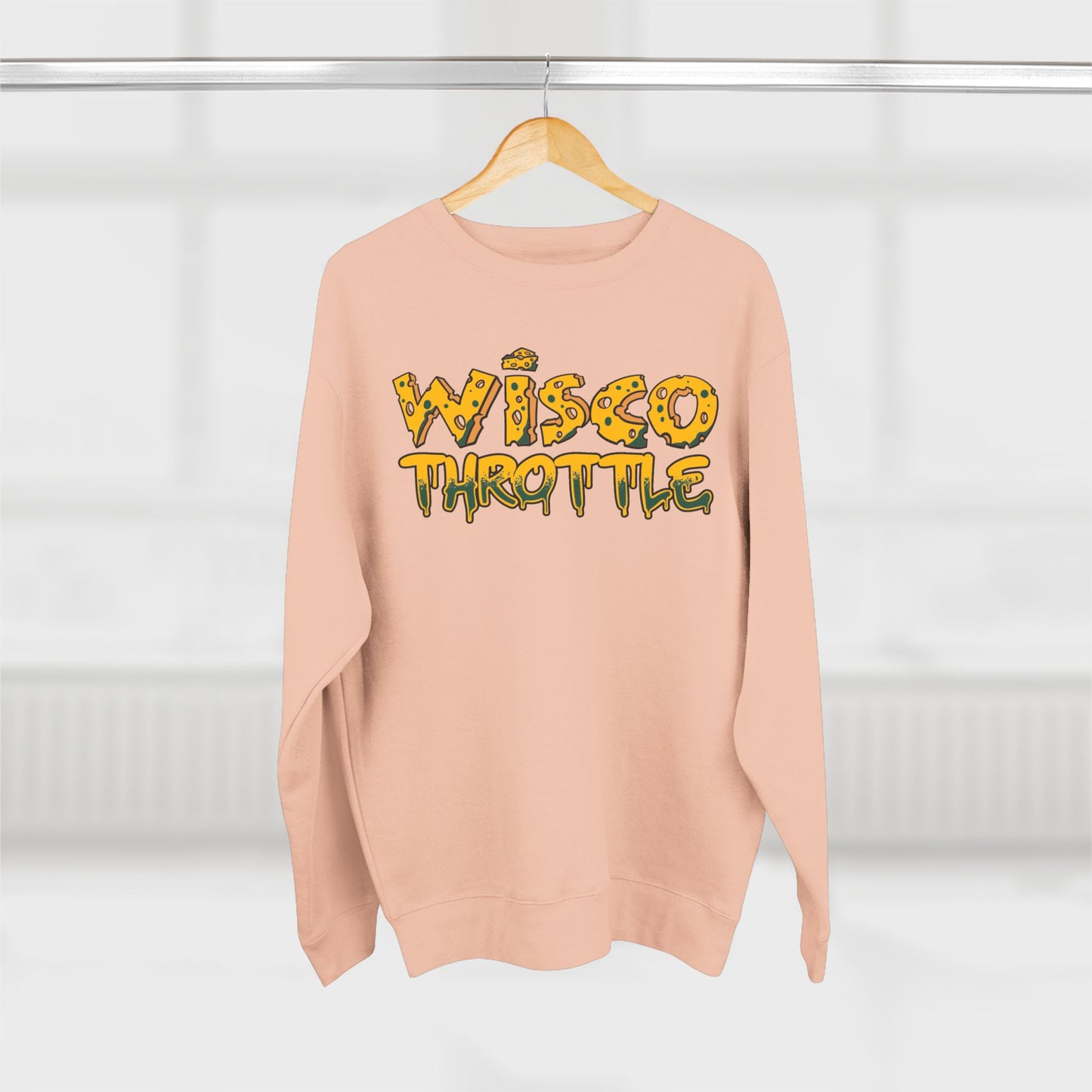 Wisco Throttle Cheese Drip Crewneck