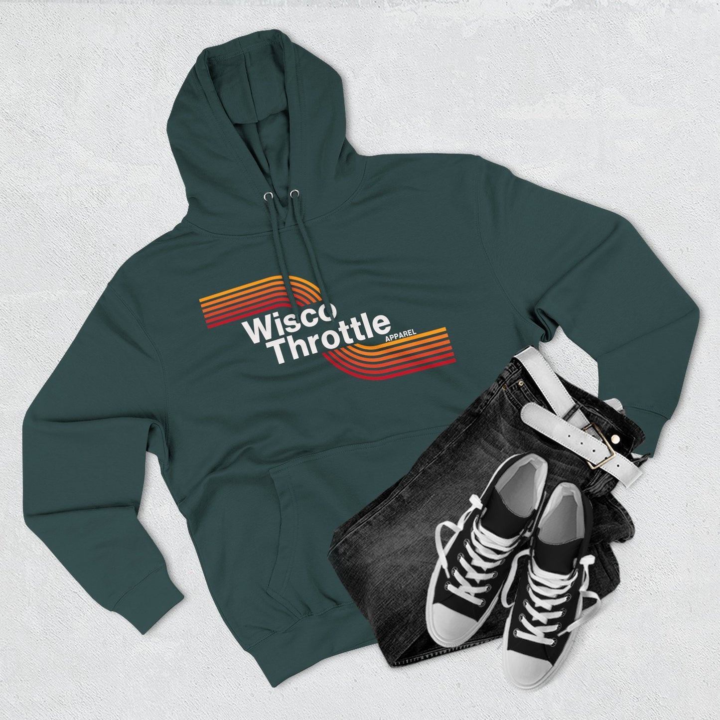 Wisco Throttle Retro Hoodie