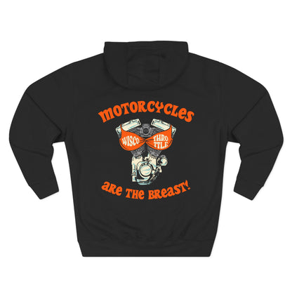 Motorcycles are the BREAST! Hoodie