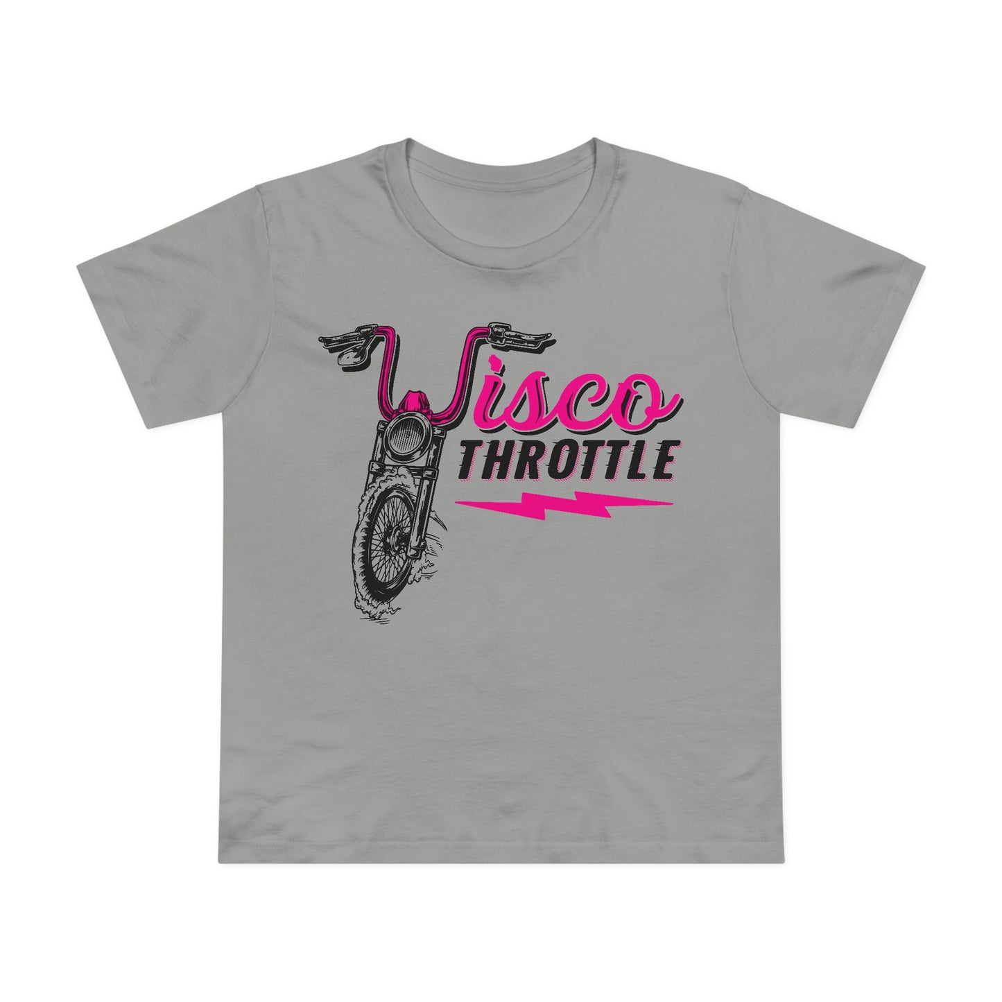 Wisco Throttle Pink Women's Tee