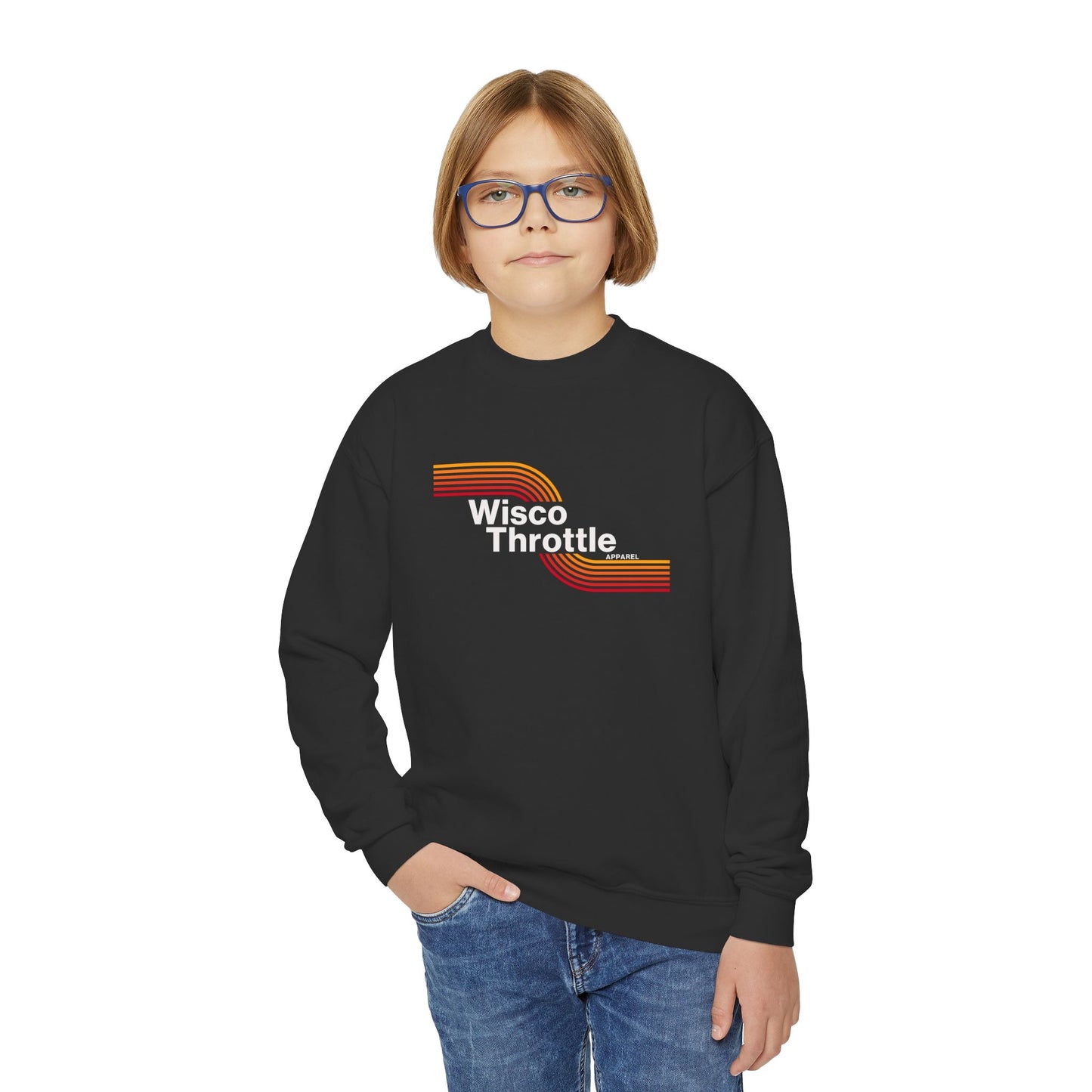 WT Retro Crewneck Youth Sweatshirt