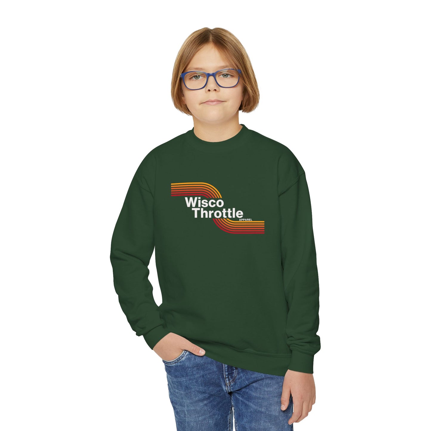 WT Retro Crewneck Youth Sweatshirt