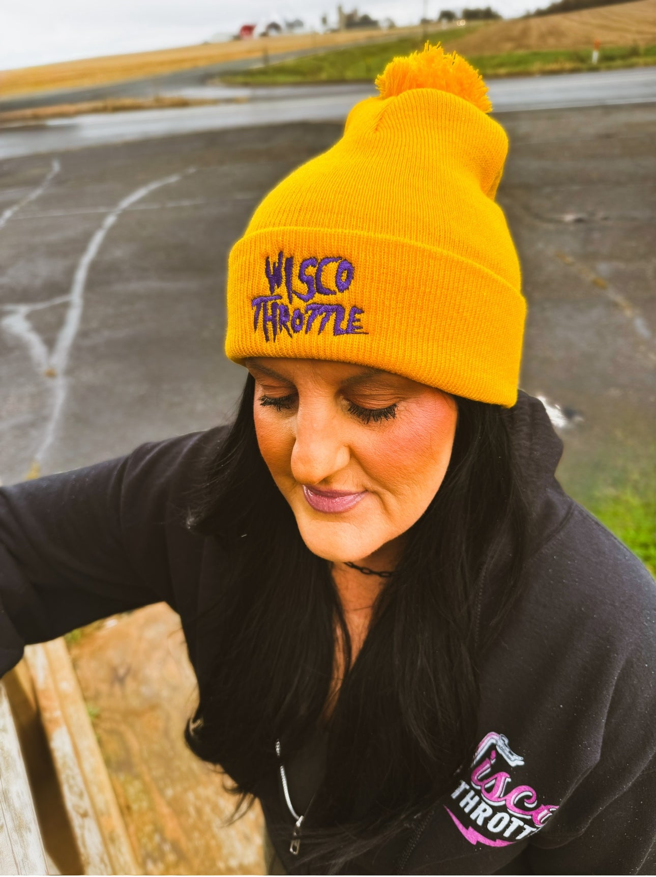 Wisco Throttle Pom-Pom Beanie