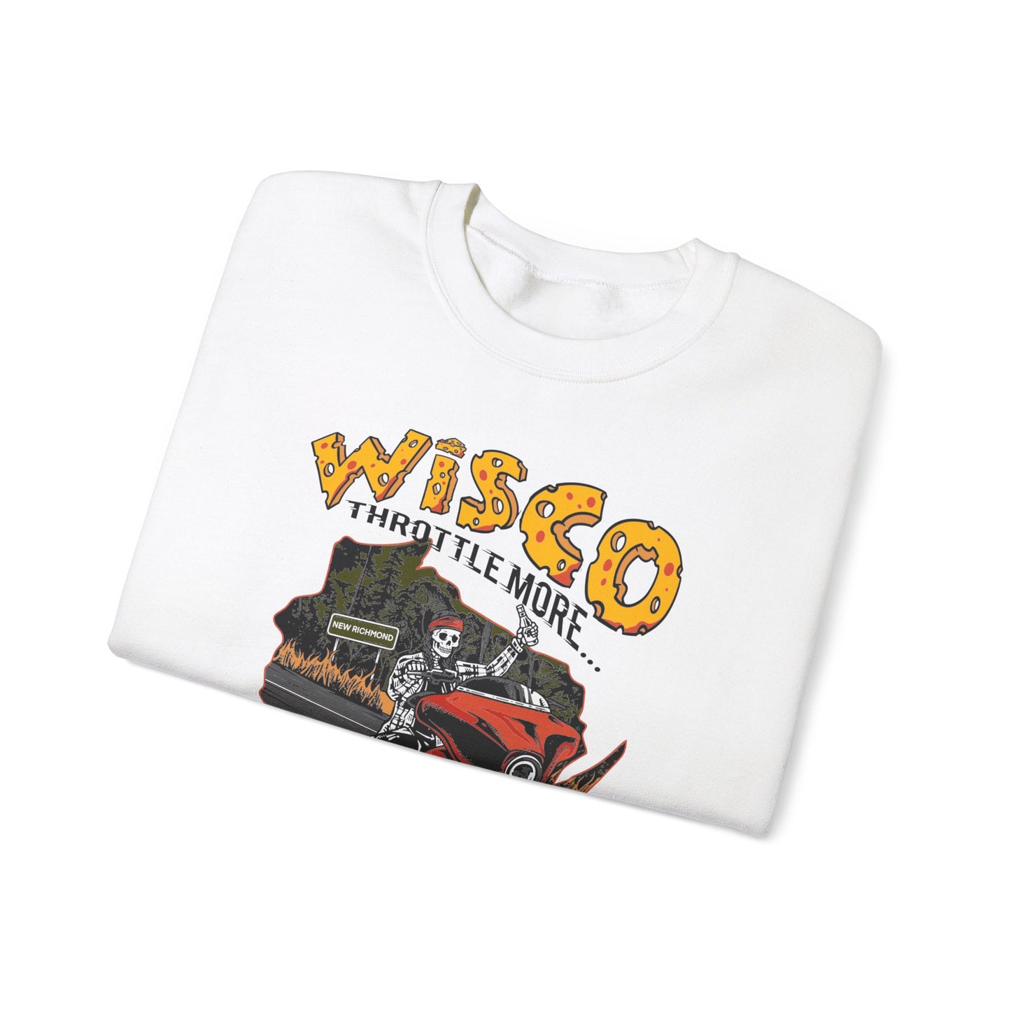 "Throttle More on Hwy 64" Crewneck Unisex Sweatshirt