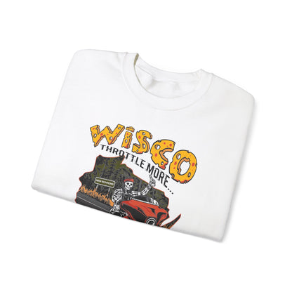 "Throttle More on Hwy 64" Crewneck Unisex Sweatshirt