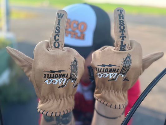 Wisco Throttle Leather Gloves